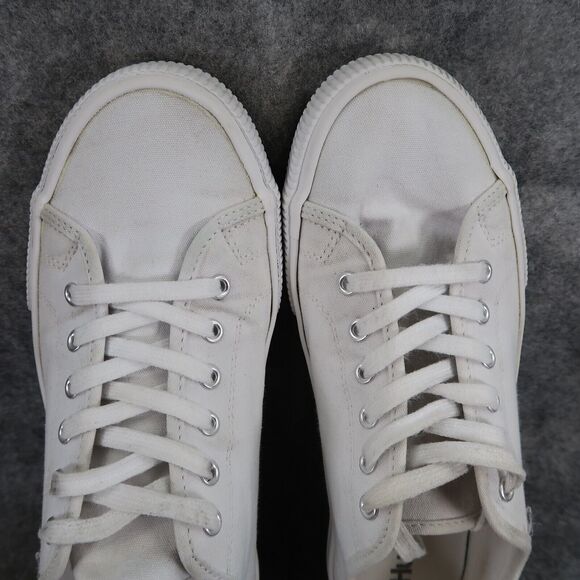 Hurley Shoes Womens 9 Sneakers Casual Canvas Lace Up Ceta Skater Lifestyle White - Picture 7 of 12